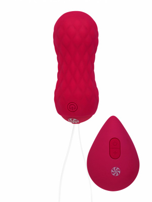 Вращающиеся виброшарики на пульте Take it Easy Dea Wine Red 9021-07lola