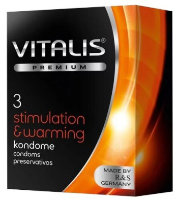 VITALIS №3 Stimulation & warming Презервативы с согревающим эффектом