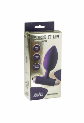 Анальная пробка с вибрацией Spice it up New Edition Perfection Ultraviolet 8014-04lola