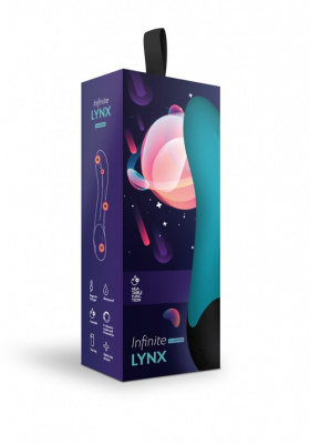 Нагреваемый G вибратор Lynx, цвет морская волна