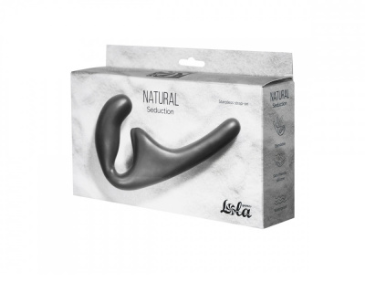 Безремневой анальный страпон Natural Seduction Black 5010-02lola