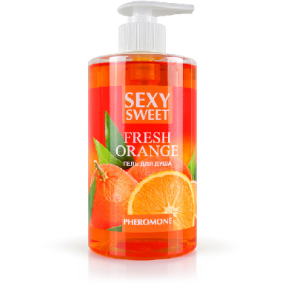 Гель для душа FRESH ORANGE с феромонами 430 мл арт. LB-16130
